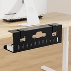 AIRUJIA Under Desk Cable Management Tray No Drill, Wire Organiser for Office and