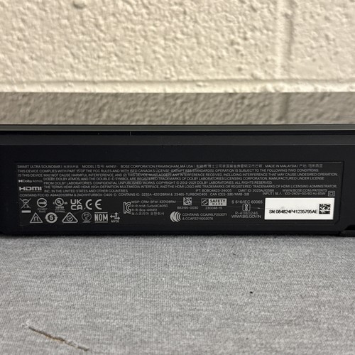 Bose 441451 Smart Ultra Soundbar Dolby Atmos Alexa/Google Voice Black - Picture 8 of 13