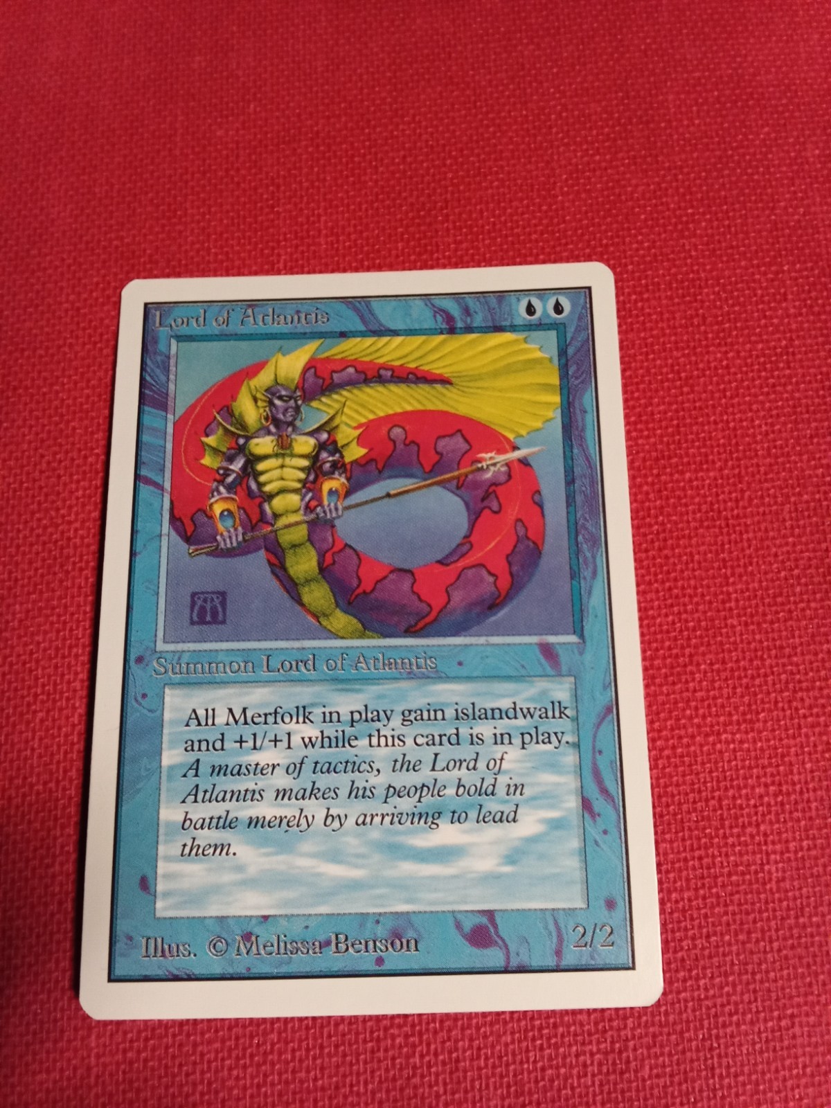Magic The Gathering Lord Of Atlantis Unlimited Edition Mtg