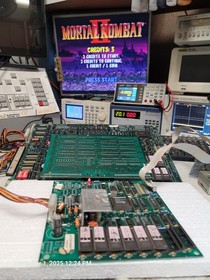 Mortal Konbat II JAMMA ARCADE GAME CIRCUIT BOARD PCB W Sound Board rebuilt