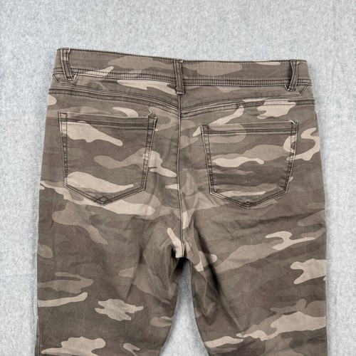 Democracy Jeans Womens 12 Camo Ab Solution Skinny Pants Zipper Pocket Stretch - Picture 5 of 10