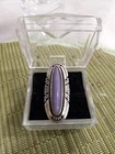 VINTAGE NAKAI NAVAJO STERLING SILVER PURPLE SUGILITE RING