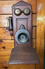 Early 1900s Kellogg Wall Mounted Telephone