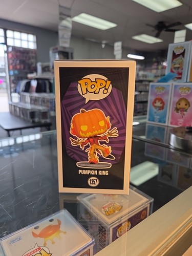 Funko Pop! Vinilo: Disney - Pumpkin King (Perfumado) Exclusivo #1357 con Protector - Imagen 2 de 6