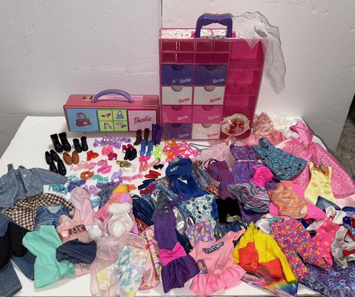 Vintage-jetzt Barbie Ken Puppe Kleidung Schuhe Zubehör Koffer Konvolut