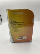 Microsoft Office Home and Student 2007 DVD-ROM Retail Box Disc Key Word Excel