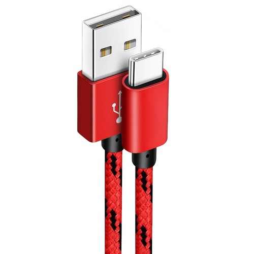 10x 10Ft USB a Type-C Ricarica Rapida Dati SYNC Cavo Caricatore Nylon Cavo Intrecciato - Foto 10 di 10