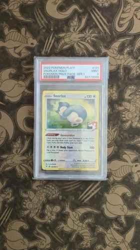 Pokemon TCG Snorlax 131/185 Holo Prize Pack Series 1 PSA 9