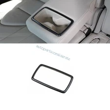 For Toyota Highlander 2020-2024 Carbon Fiber Steel Rear Water Cup Holder Panel