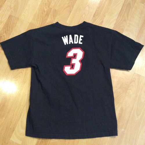 Miami Heat Dwayne Wade 3 Youth MD Graphic T-shirt - Picture 2 of 3
