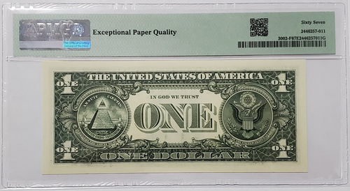 (10) $1 Sequential Serial Numbers QUAD PAIRS Graded UNC PMG 66+ - 770055[00-99] - Picture 3 of 21