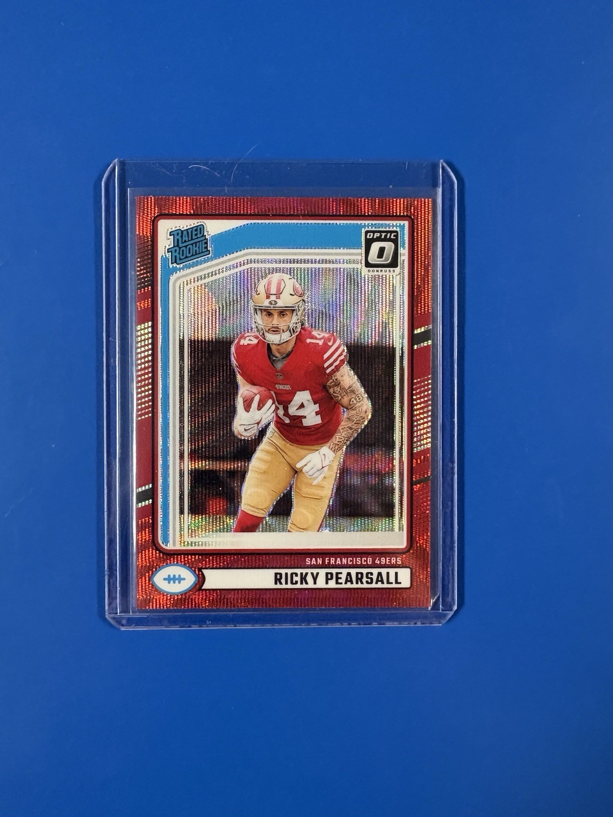 2024 Panini Donruss - Rated Rookie Ricky Pearsall #318 Optic Preview Red Wave
