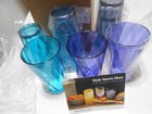 US Acrylic Optix Plastic Reusable Drinking Glasses (Set of 8) 20oz COASTAL COLOR