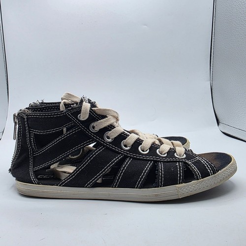Converse Chuck Taylor All Star Gladiator Damengröße 7 schwarz-weiße Sandalen - Bild 12 von 13