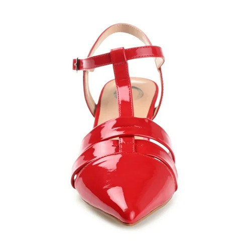 Journee Collection decolte donna Jazlynn gattino a punta, rosso taglia 8,5M - Foto 3 di 6