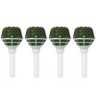  4Pcs Foam Bouquet Holders DIY Wedding Flower Handle Bridal Floral Holder for