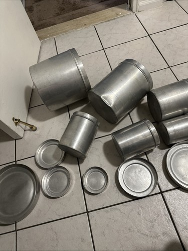 Aluminum Containers Solid Nice Set Of 6 Check Description For Size - Bild 3 von 6