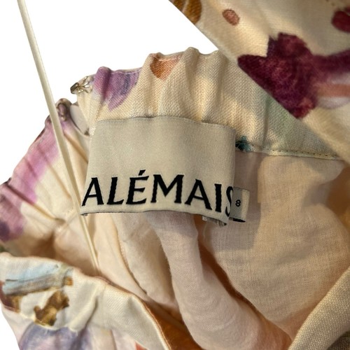 Alemais Annie Dress Size AU 8 / US 4 Silk Linen - Picture 7 of 8