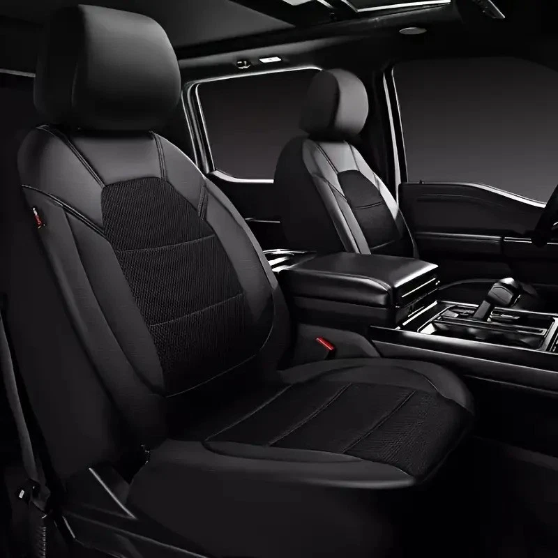 Для всех Mitsubishi роскошь сиденья чехол из искусственной кожи черный 5 сидений полный комплект - Изображение 4 из 4