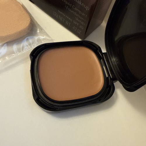New RARE Shiseido The Makeup Hydro Liquid Compact Refill SPF 20 B80 Deep Beige - Picture 3 of 7