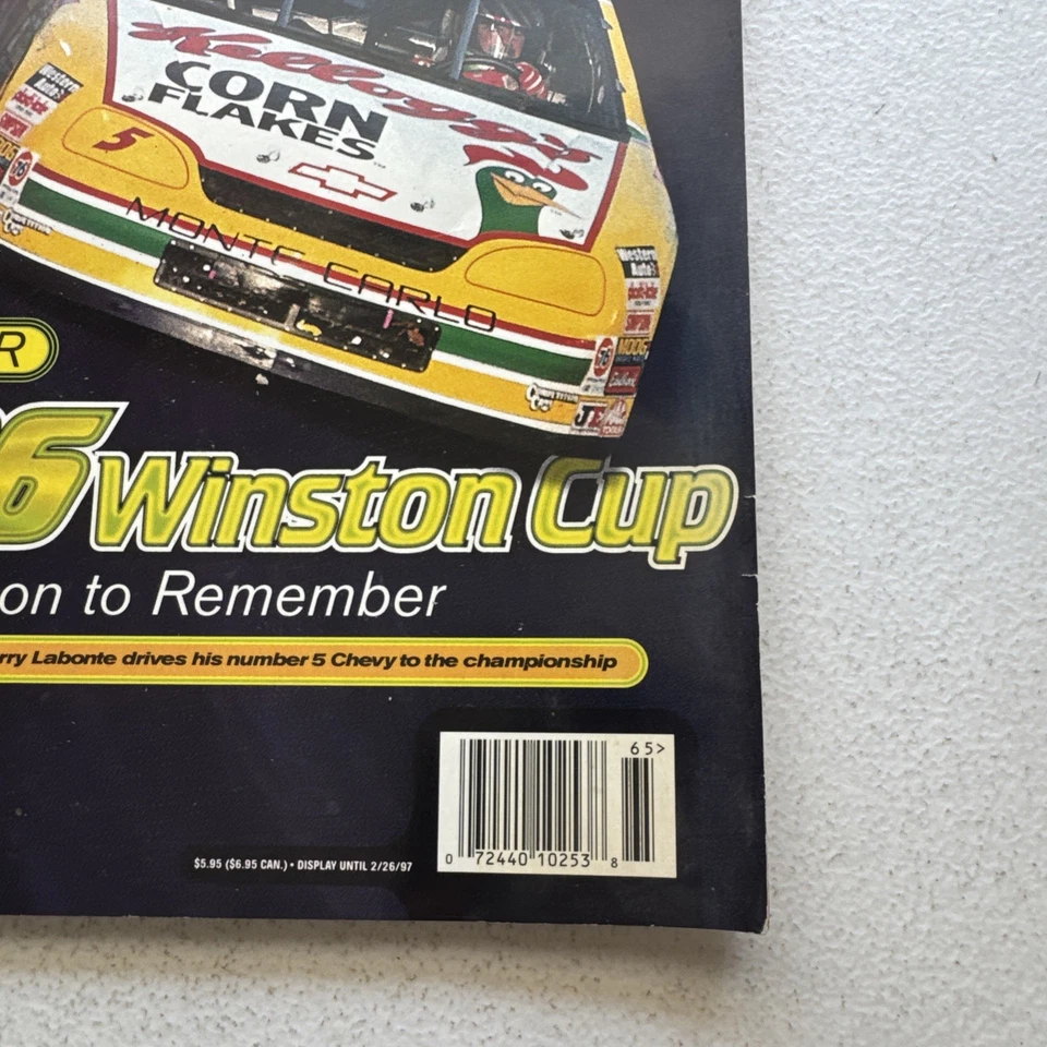 Sports Illustrated NASCAR 1996 Winston Cup Magazine - Image 2 of 4