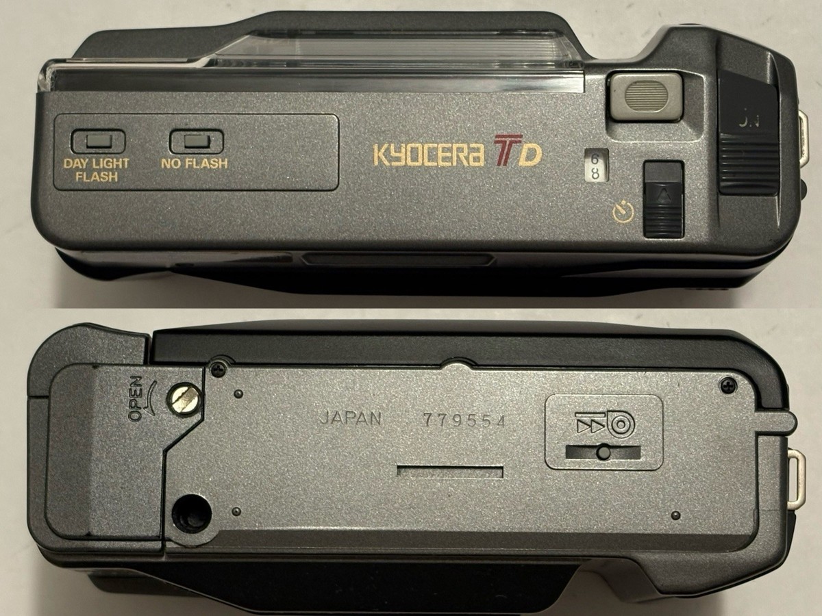 Kyocera TD Yashica T2 Zeiss 35mm F3.5 Tessar * Rare Grey