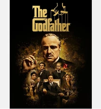 The Godfather 1972 (Cast) Movie POSTER - poster no frame
