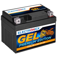 Electronicx GEL Motorradbatterie 12V 4Ah – Roller 50314, CBTX4L-BS, GT4L-BS, YTX