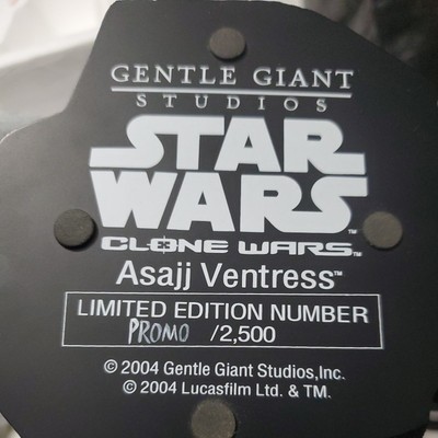 Gentle Giant Star Wars: The Clone Wars Asajj Ventress Büste im Maßstab