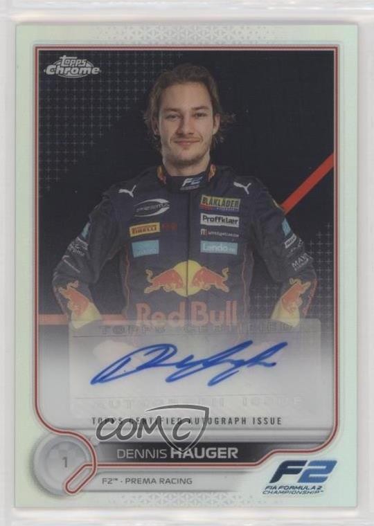 2022 Topps Chrome Formula 1 Auto Dennis Hauger #CAC-DH Auto 0v2h
