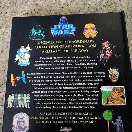 Star Wars Sticker Art Book 2023 Thunder Bay Press 1000+ Stickers Darth Vader - Picture 2 of 12