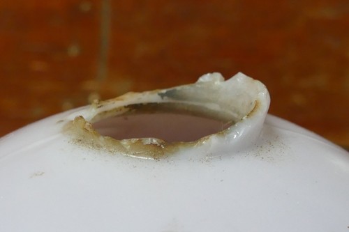 Antique Vintage Light Purple Or Lavender Milk Glass Lightning Rod Ball - Picture 6 of 10