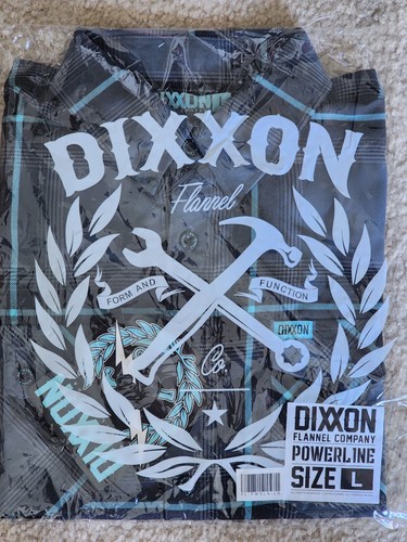 Dixxon Flannel POWERLINE FLANNEL. Men’s Large -New In Bag With Tags - Picture 9 of 11