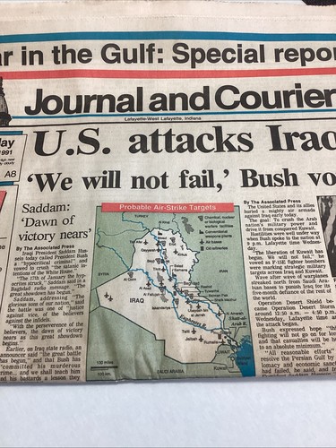 1990s Newspapers, Iraq, Baghdad, Saddam, History, Military - Picture 4 of 17