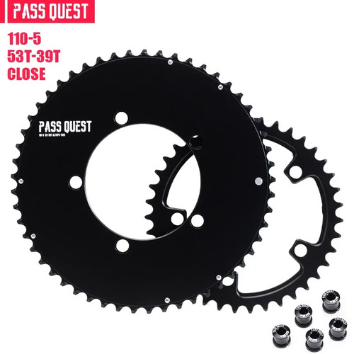 Folding Road Bike 56-42T 54-40T 53-39T Double Chainring 130BCD Hollow Chainwheel - Picture 29 of 42