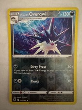 HISUIAN OVERQWIL 091/189 ASTRAL RADIANCE POKEMON REVERSE HOLO, NM
