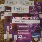4 pk Tru Earth Eco-Strips Concentrated Laundry Detergent LILAC BREEZE = 32 loads