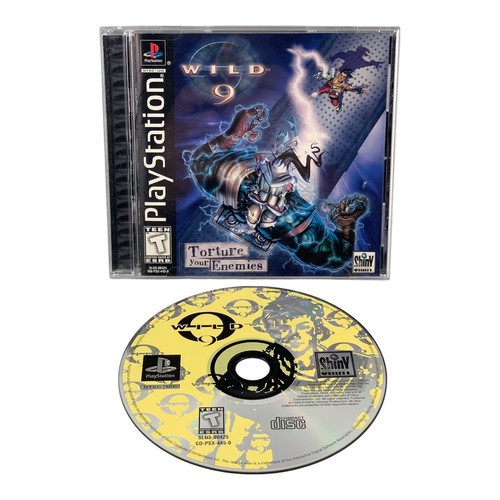Wild 9 (Sony PlayStation 1, 1998) PS1 Nine Action Platformer INCOMPLETE MANUAL! - Bild 1 von 15