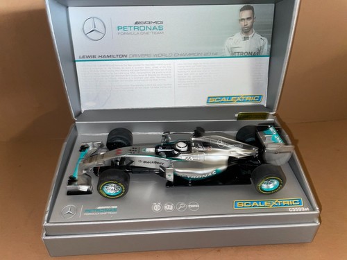 Scalextric 1/32 scale Lewis Hamilton PETRONAS F1 race car slot car
