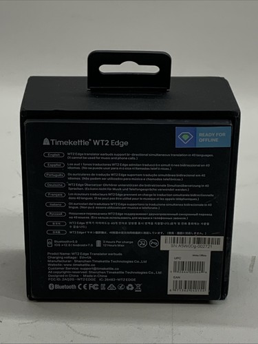 Timekettle WT2 EDGE Earbuds Translator Offline Language Earphones Device White - 第 5/7 張圖片