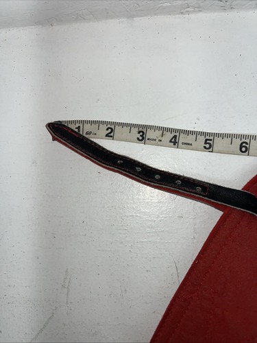 Neu aus altem Lagerbestand rote Show Chaps verstellbare Taille 34" L-50 - Bild 5 von 14