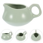 Gravy Boat Dressing Serving Gravy Pitcher Ceramic Sauce Pitcher with Handle