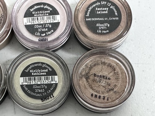 bareMinerals Discontinued 6 Loose Mineral Eyecolor Lot Rare Shades Girlfriend Ka - Picture 5 of 12