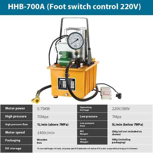 Small Electric Hydraulic Pump Station Ultra High Pressure Hydraulic Pumps - Picture 6 of 23
