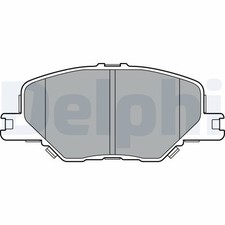 DELPHI LP3370 Brake Pad Set, disc brake for OPEL,VAUXHALL