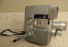 Vintage Wollensak Eye-Matic Model 46 8 mm Movie Camera - untested