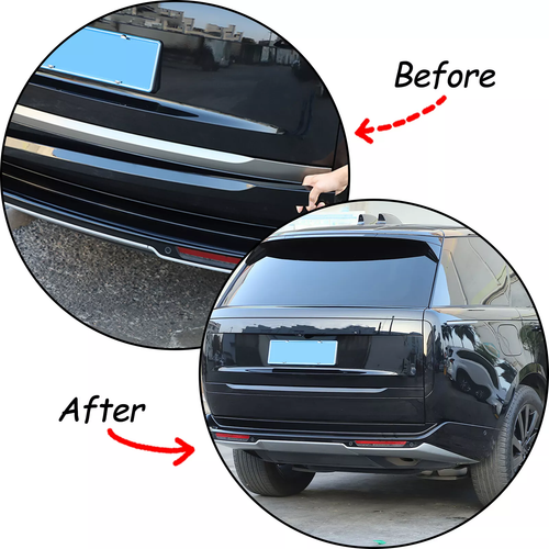 3PCS Black Front Rear Body Molding Strip Trim For LR Range Rover L460 2023-2025 - Picture 10 of 13
