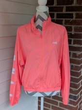 Victoria s Secret PINK Windbreaker Jacket Hot Pink Size M/L
