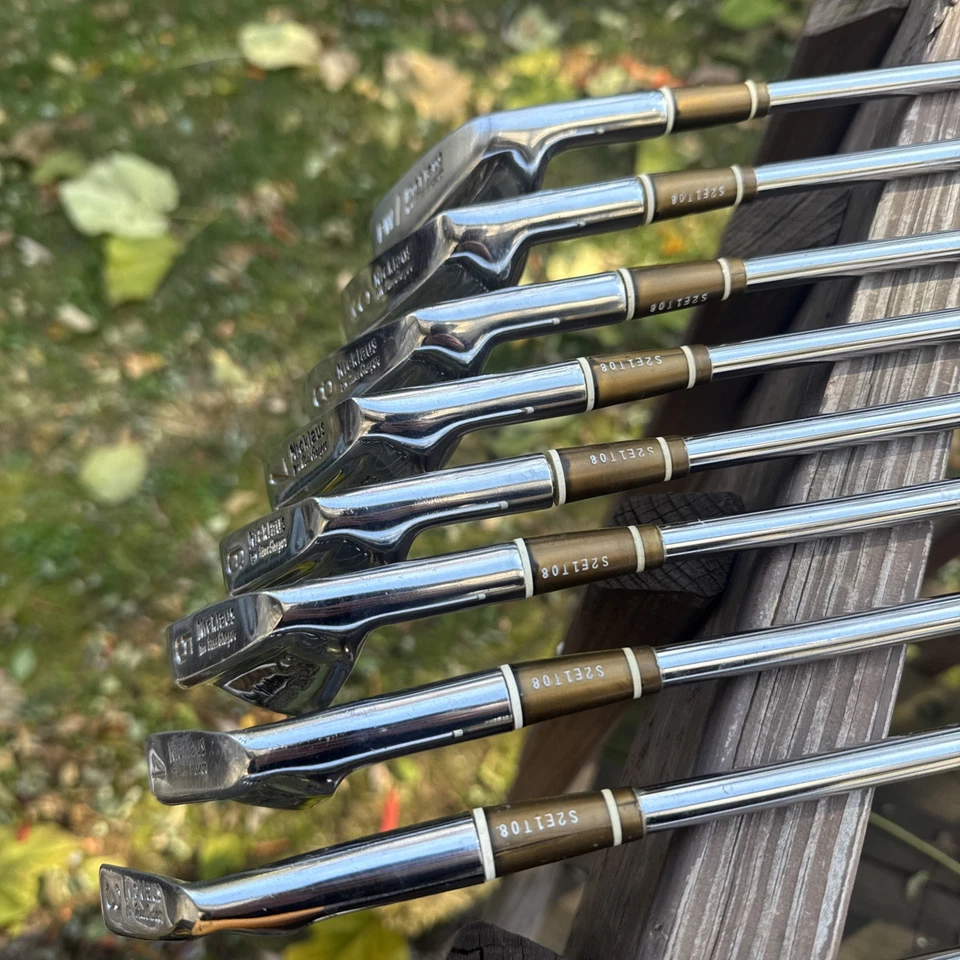 MacGregor Jack Nicklaus Golden Bear Iron & Woods Set RH 12 Clubs + Iron Covers - Image 4 of 4