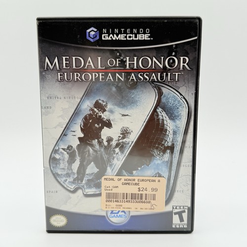 Nintendo GameCube Medal Of Honor European Assault komplett mit Handbuch. Getestet